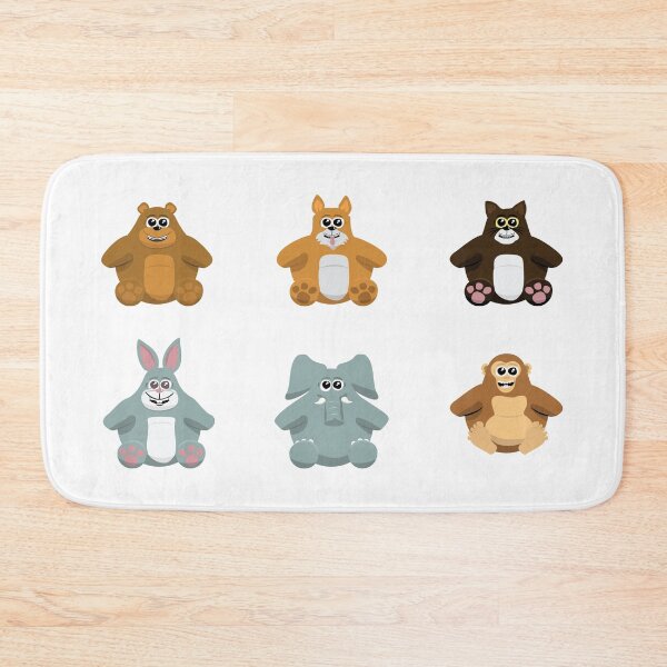 Item preview, Chubby Cute Animal Stickers designed and sold by kingroy.