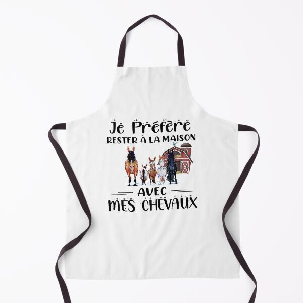Aperçu de l'œuvre CHEMISE JE PRÉFÈRE RESTER A LA MAISON AVEC MES CHEVAUX créée et vendue par GENESSASHOP.