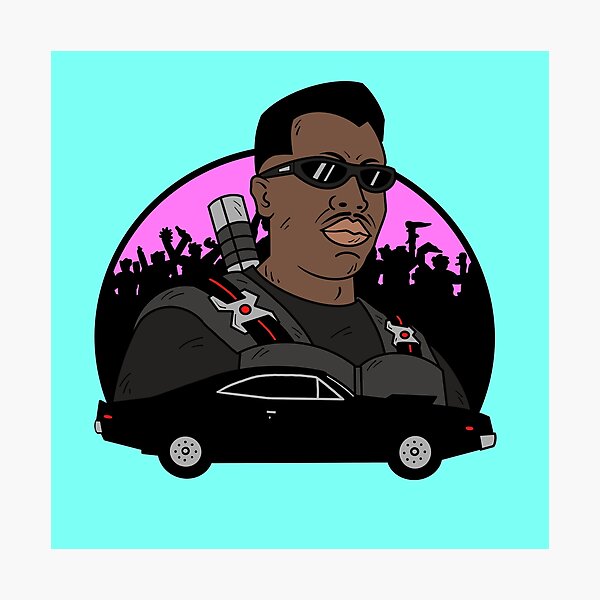 Item preview, Blade Vampire Slayer Horror  designed and sold by DiLo-Draws.