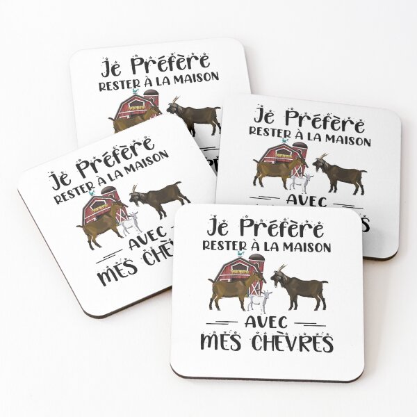 Item preview, JE PRÉFÈRE RESTER A LA MAISON AVEC MES CHÈVRES SHIRT designed and sold by GENESSASHOP.