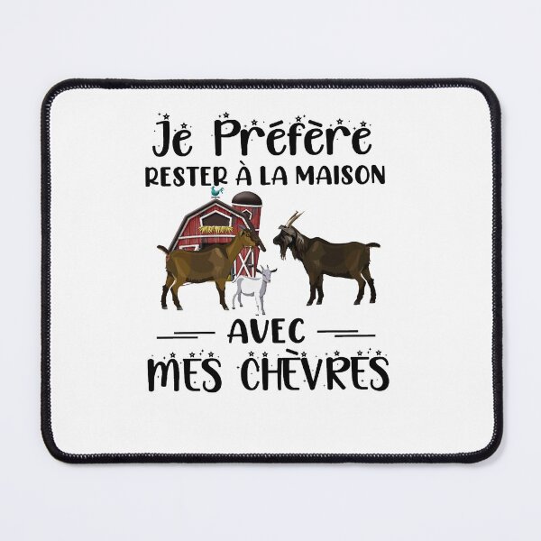 Item preview, JE PRÉFÈRE RESTER A LA MAISON AVEC MES CHÈVRES SHIRT designed and sold by GENESSASHOP.