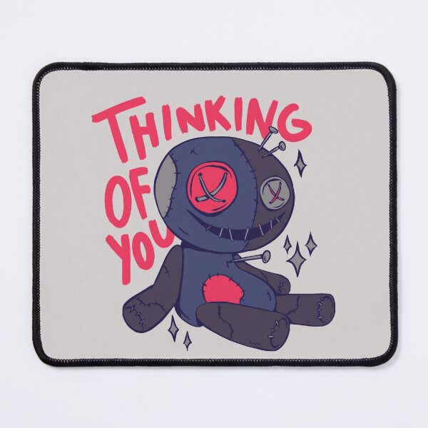 Item preview, Thinking of You // Funny Voodoo Doll Cartoon designed and sold by SLAG-Creative.