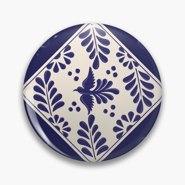 Artikelvorschau, Blaue Talavera-Fliese, fliegende Taube von Akbaly entworfen und verkauft von Akbaly.