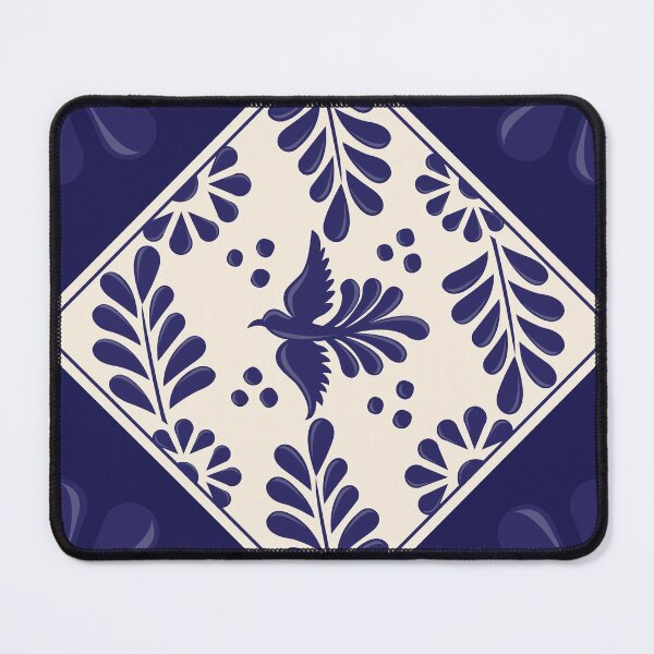 Item preview, Blue Talavera Tile, Flying Dove by Akbaly designed and sold by Akbaly.