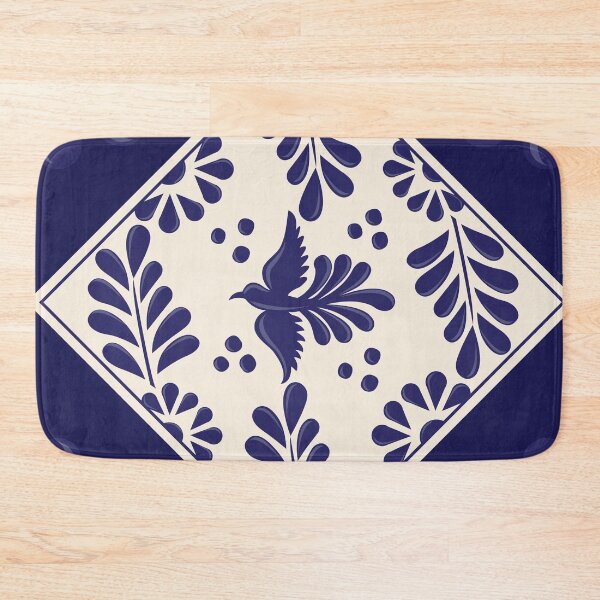 Item preview, Blue Talavera Tile, Flying Dove by Akbaly designed and sold by Akbaly.