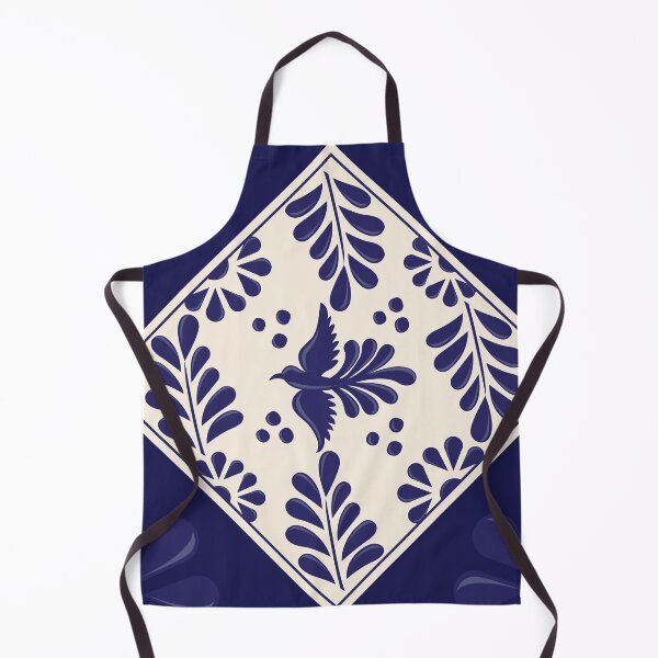 Item preview, Blue Talavera Tile, Flying Dove by Akbaly designed and sold by Akbaly.