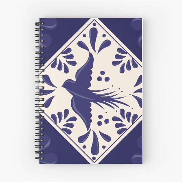 Item preview, Blue Talavera Tile, Flying Dove by Akbaly designed and sold by Akbaly.