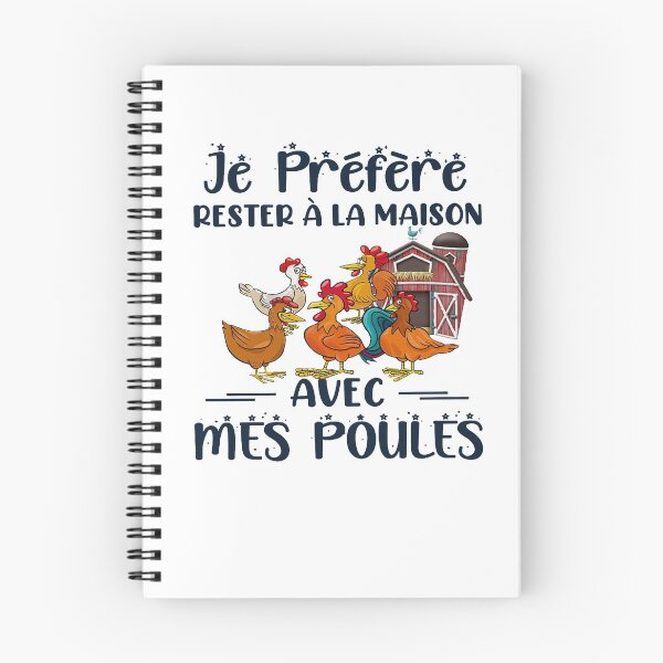 Item preview, JE PRÉFÈRE RESTER A LA MAISON AVEC MES POULES SHIRT designed and sold by mjamerearieona.
