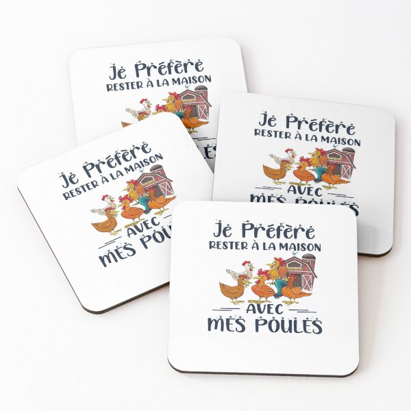 Item preview, JE PRÉFÈRE RESTER A LA MAISON AVEC MES POULES SHIRT designed and sold by mjamerearieona.