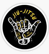 Jiu-jitsu. Go train! 2 Sticker