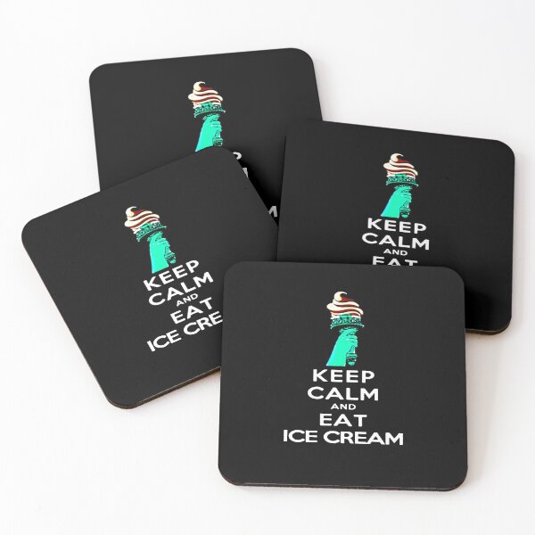 Item preview, KEEP CALM AND EAT ICE CREAM SHIRT designed and sold by mjamerearieona.