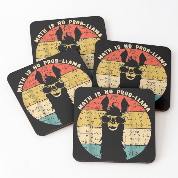 Item preview, Math is No Prob-Llama - Math Llama Teacher Graphic Plus Size designed and sold by Joaraalberg.