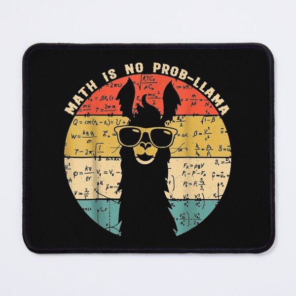 Item preview, Math is No Prob-Llama - Math Llama Teacher Graphic Plus Size designed and sold by Joaraalberg.