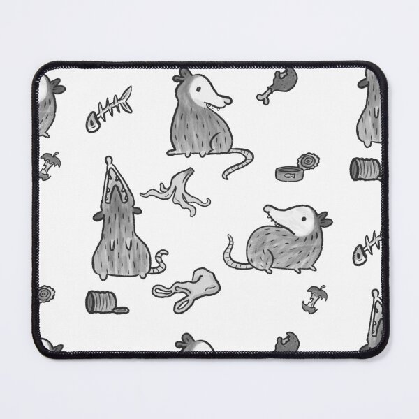 Item preview, Greyscale opossum party designed and sold by Breezeworks.