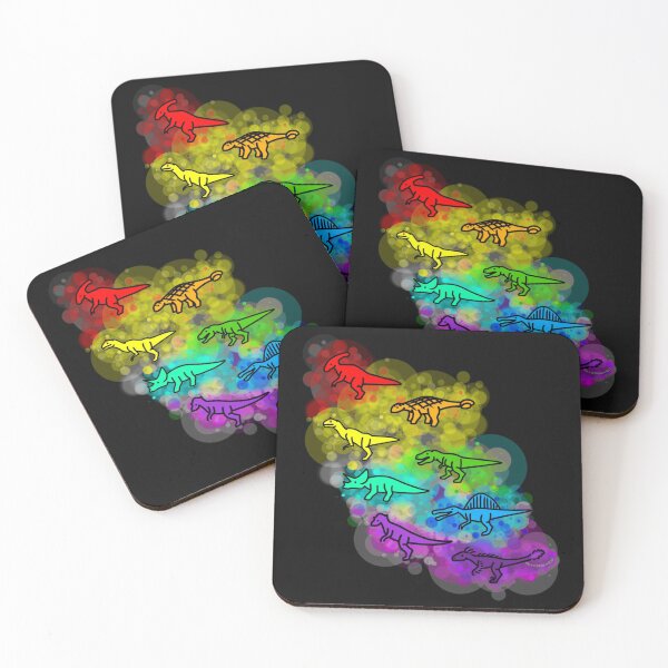 Item preview, Rainbow Dinosaurs   designed and sold by breezeteest.