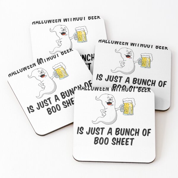 Item preview, Halloween Without Beer Boo Sheet Funny Ghost Cartoon Tank Top designed and sold by CadellShop.