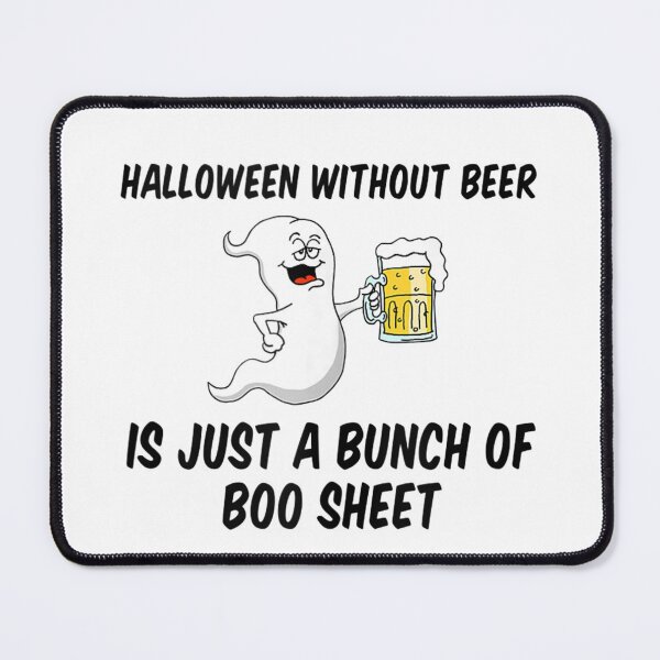 Item preview, Halloween Without Beer Boo Sheet Funny Ghost Cartoon Tank Top designed and sold by CadellShop.