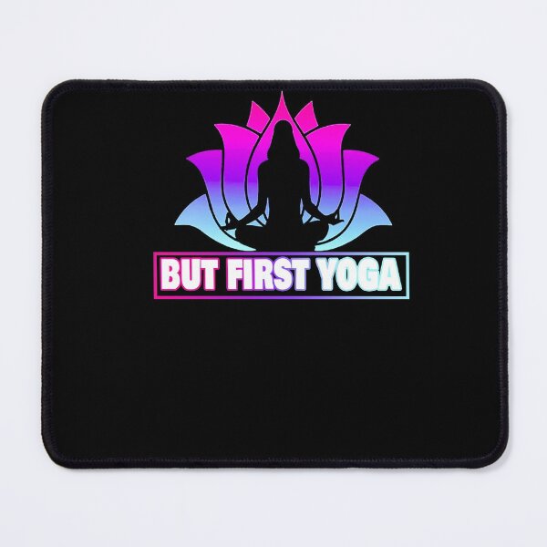 Item preview, LOTUS BUT FIRST YOGA SHIRT designed and sold by mjamerearieona.
