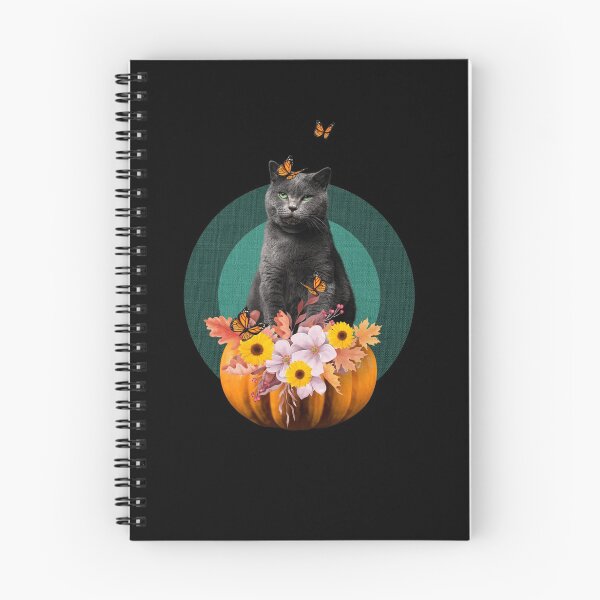 Item preview, Black Cat and Pumpkin designed and sold by ManameManame.