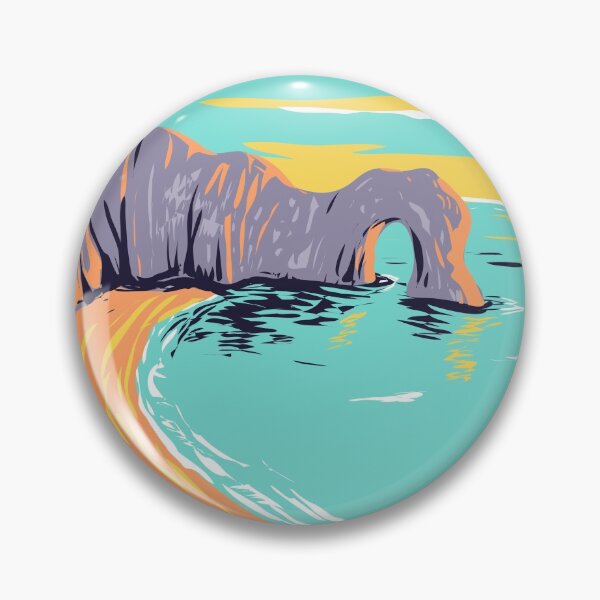 Item preview, Durdle Door On Jurassic Coast In Dorset England Vintage designed and sold by KrisSidDesigns.