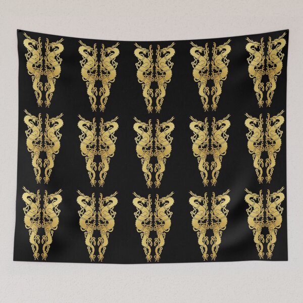 Item preview, Celtic Facing Dragons designed and sold by ingridthecrafty.