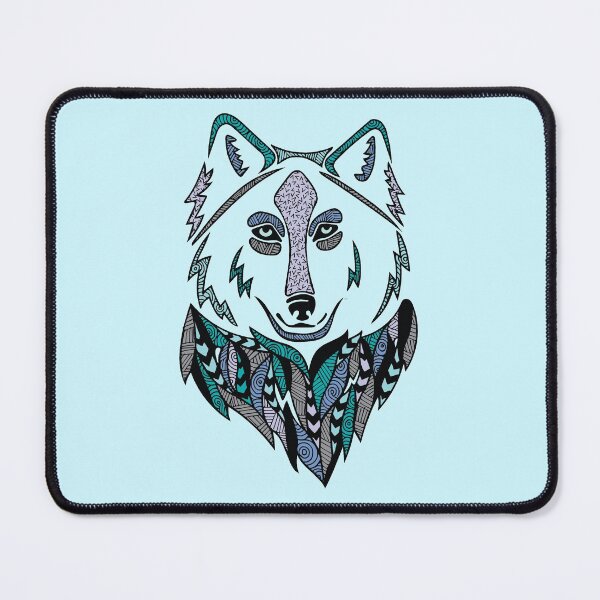 Item preview, Aqua Wolf designed and sold by Nicole Procter.