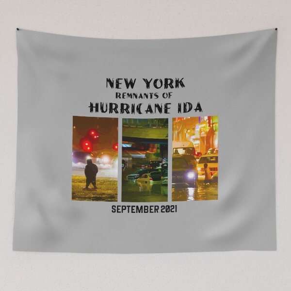Item preview, New York Remnants of Hurricane IDA  designed and sold by PodiShawna.