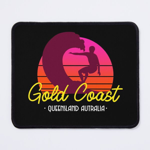 Item preview, Retro Sunset Surfer Gold Coast Queensland designed and sold by TamGustam.