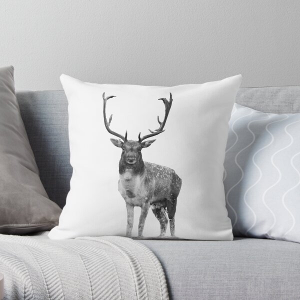 Deer Throw Pillow