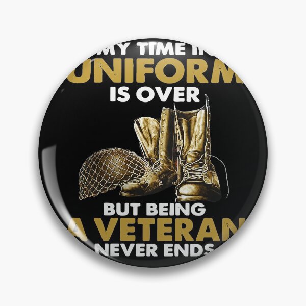 Item preview, MY TIME IN UNIFORM IS OVER BUT BEING A VETERAN NEVER ENDS SHIRT designed and sold by mjamerearieona.
