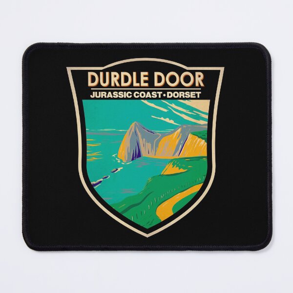Item preview, Durdle Door On Man of War Bay In Dorset England Badge designed and sold by KrisSidDesigns.