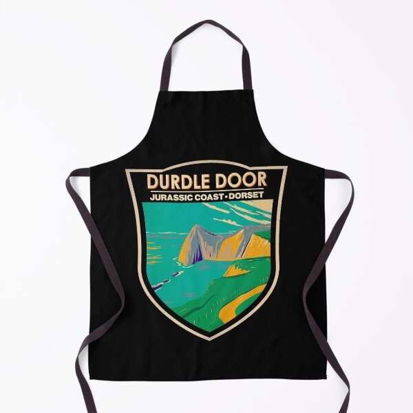 Item preview, Durdle Door On Man of War Bay In Dorset England Badge designed and sold by KrisSidDesigns.