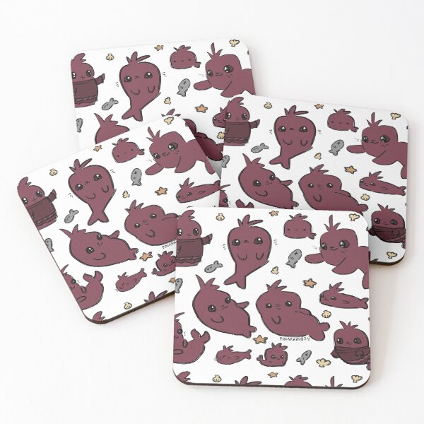 Item preview, Magenta Seal Pattern designed and sold by PinkRhino24.