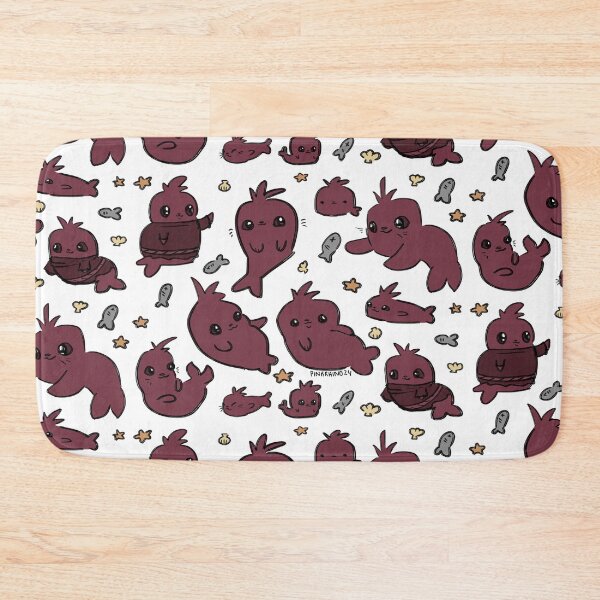 Item preview, Magenta Seal Pattern designed and sold by PinkRhino24.