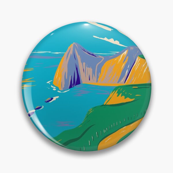 Item preview, Durdle Door On Man of War Bay In Dorset England Vintage designed and sold by KrisSidDesigns.