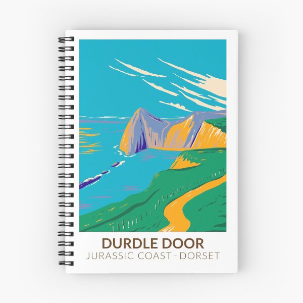 Item preview, Durdle Door On Man of War Bay In Dorset England Vintage designed and sold by KrisSidDesigns.