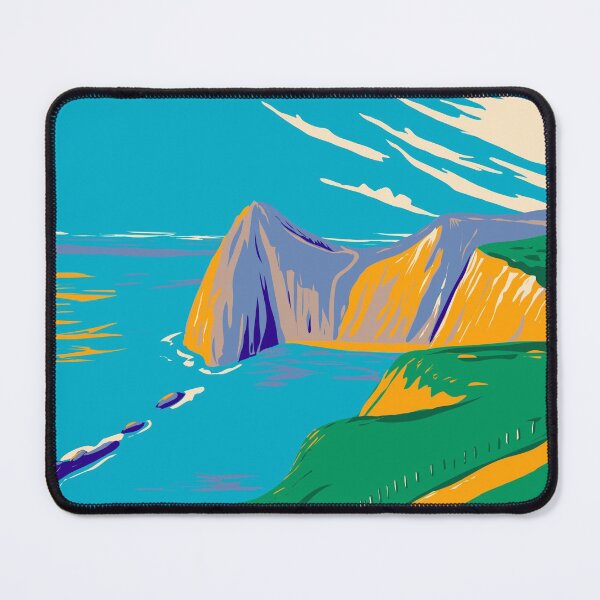 Item preview, Durdle Door On Man of War Bay In Dorset England Vintage designed and sold by KrisSidDesigns.