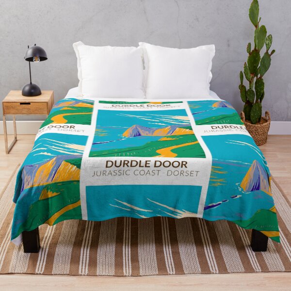 Item preview, Durdle Door On Man of War Bay In Dorset England Vintage designed and sold by KrisSidDesigns.