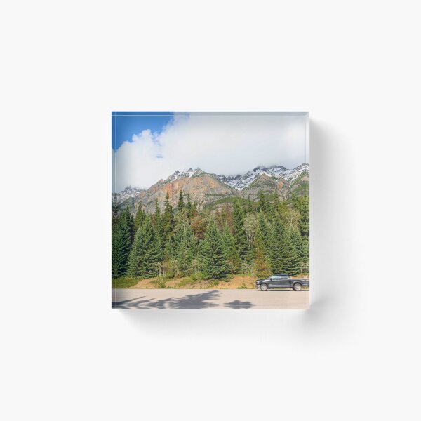 Item preview, sky, mountains and car! designed and sold by vasu.