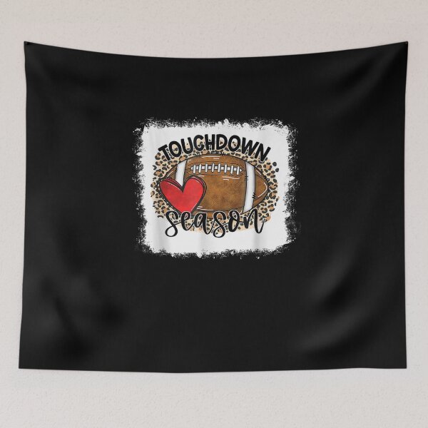 Item preview, Bleached Touchdown Season Leopard Game Day Fútbol designed and sold by LarrySmile.
