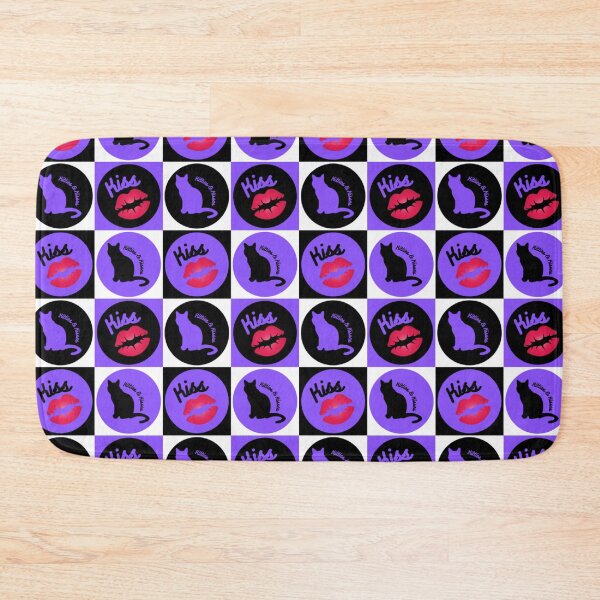 Item preview, Glam Cat Kitties and Kisses Purple & Black designed and sold by barronangMedia.