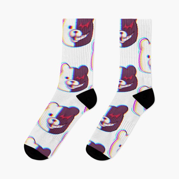 Item preview, Monokuma head (with glitch filter) designed and sold by MelosArtShop.