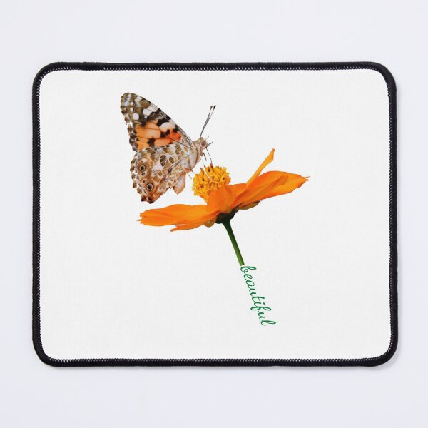 Item preview, Beautiful Orange Butterfly and Flower designed and sold by molamode.