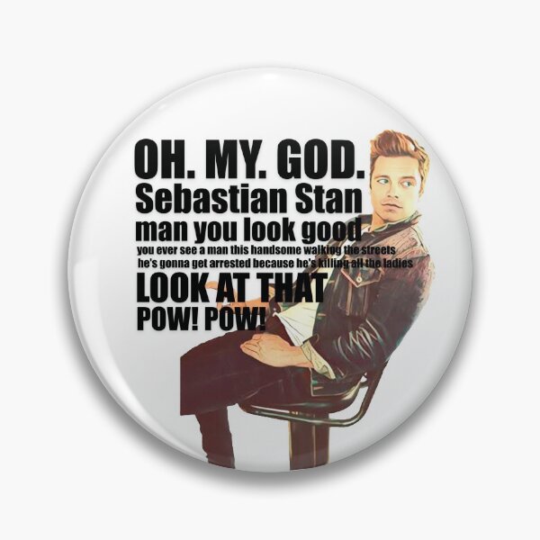 Item preview, oh my god! Sebastian Stan! designed and sold by AnotherVariant.