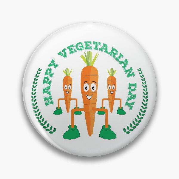 Item preview, Día del vegetariano designed and sold by Raveen-Create.