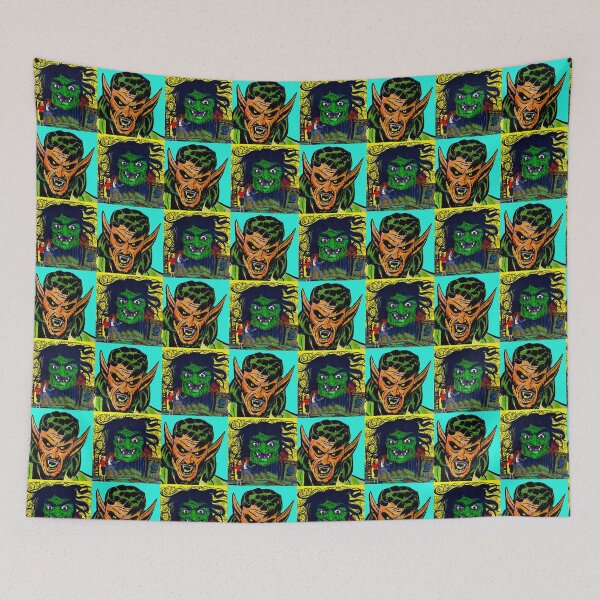 Item preview, Werewolf and witch vintage Comics, halloween pattern, scary, supernatural, powers, spells, tom keys designed and sold by Nostrathomas66.