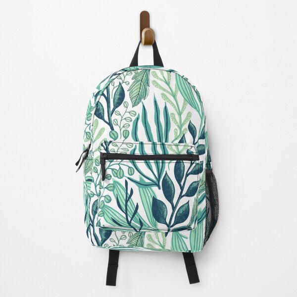 Aperçu de l'œuvre Motif floral cyan créée et vendue par Orangegrph.