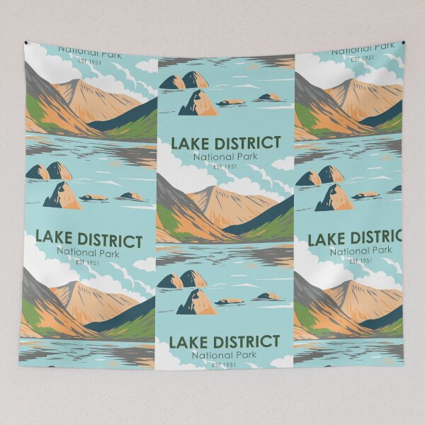 Item preview, Lake District National Park Wasdale Head England Vintage designed and sold by KrisSidDesigns.