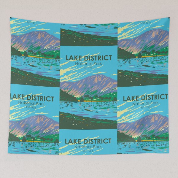 Item preview, Lake District National Park Lake Buttermere England Vintage designed and sold by KrisSidDesigns.