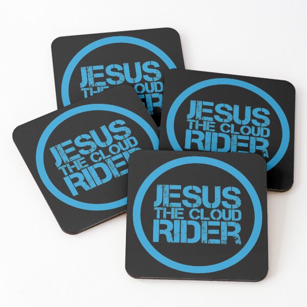 Item preview, Jesus The Cloud Rider (Blue/Black) designed and sold by CreativeSoul7.